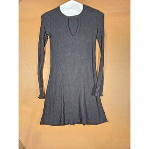 Wet Seal Black Cut Out Dress Long Sleeves Size XS